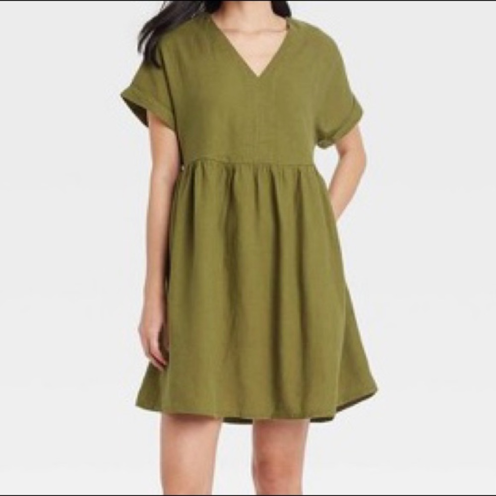 Universal Thread Olive Shirt Dress